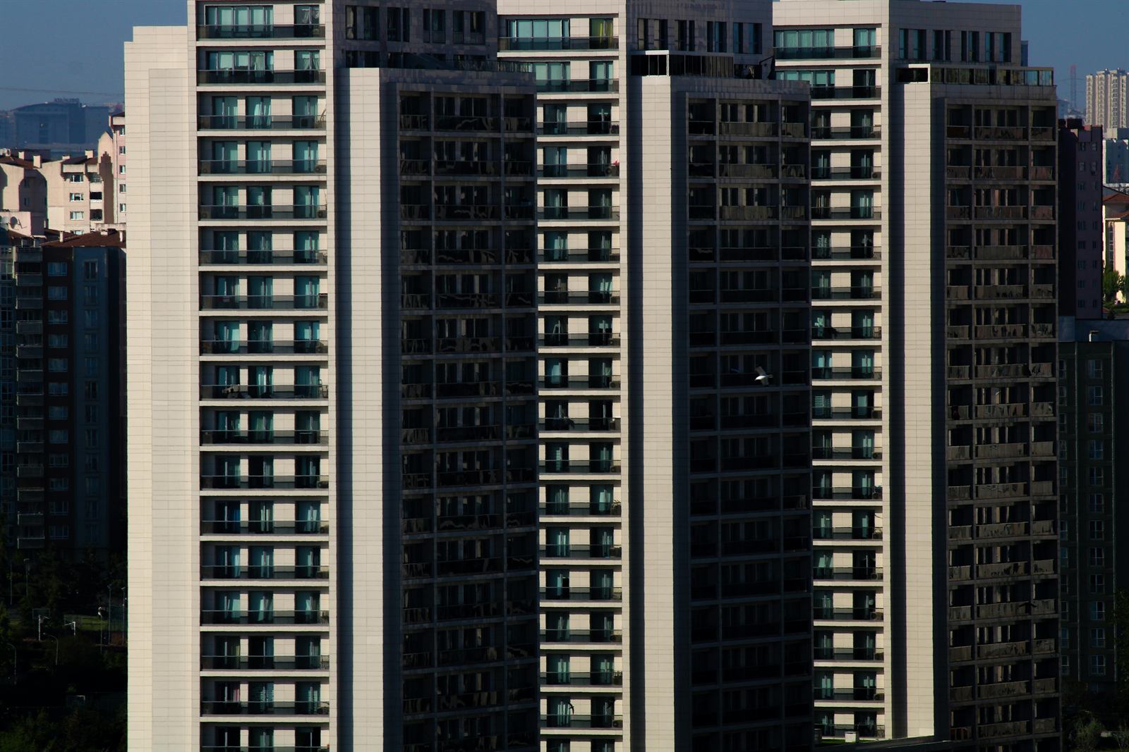 İstanbul'da modern yüksek katlı konut projesi