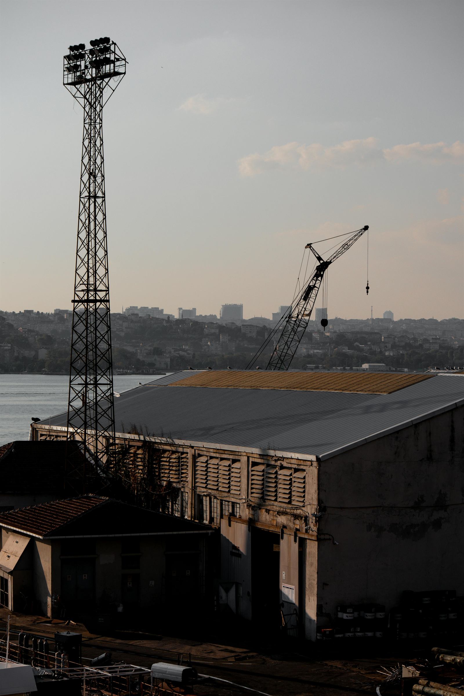 İstanbul'da kentsel dönüşüm şantiyesi